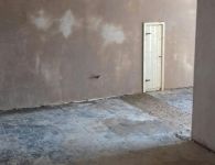 Building work plastered walls